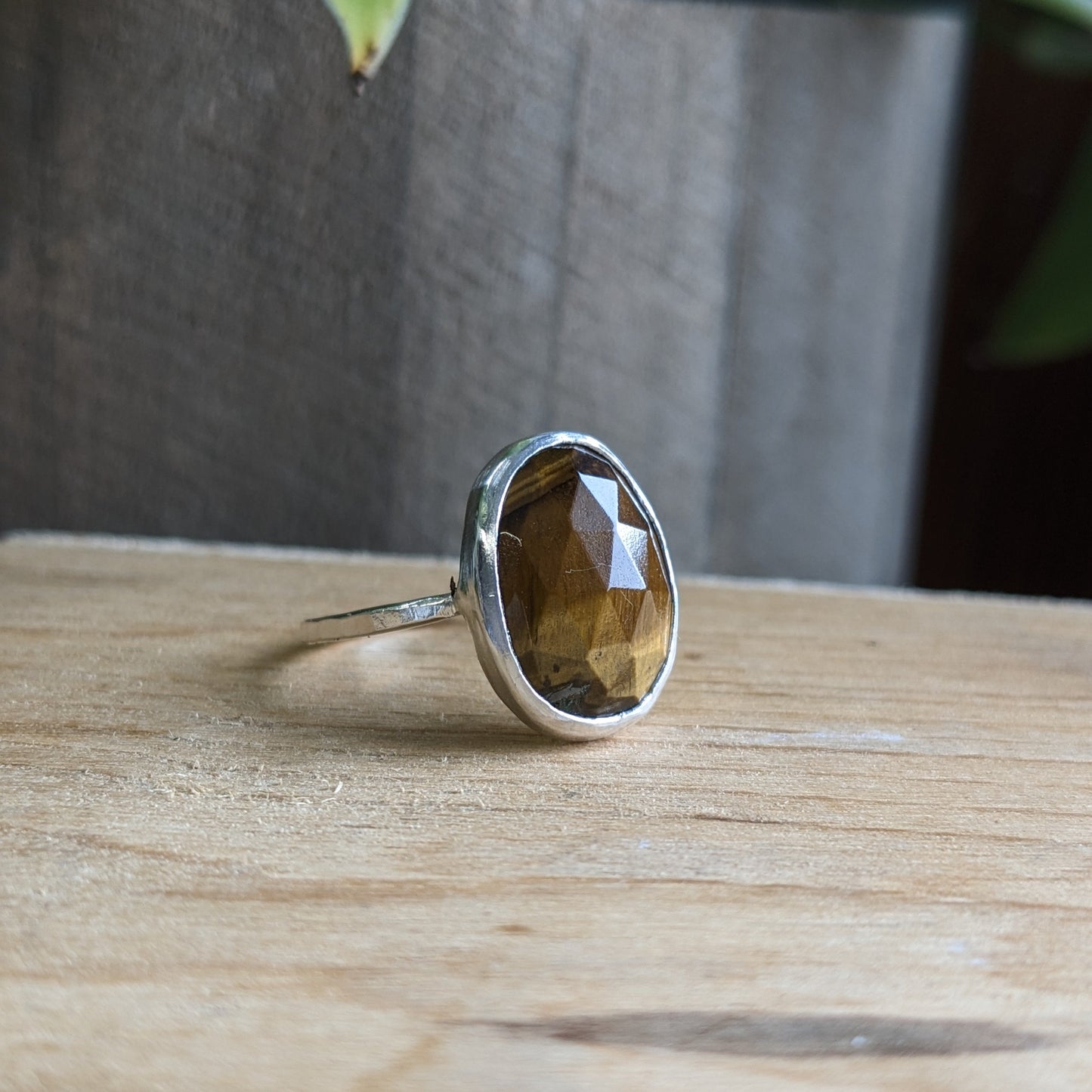 Tigers eye ring