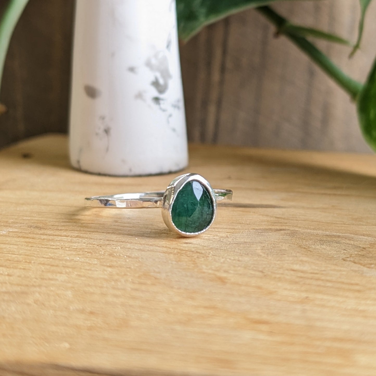 Black tourmaline ring