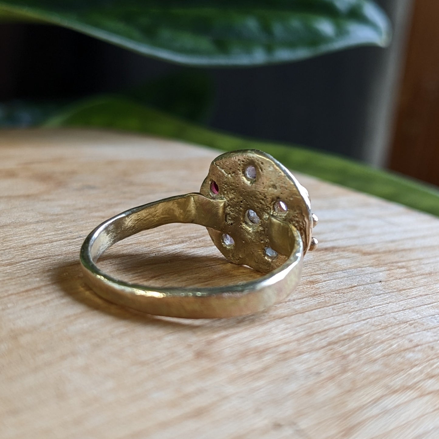 Family birthstones and 14k ring