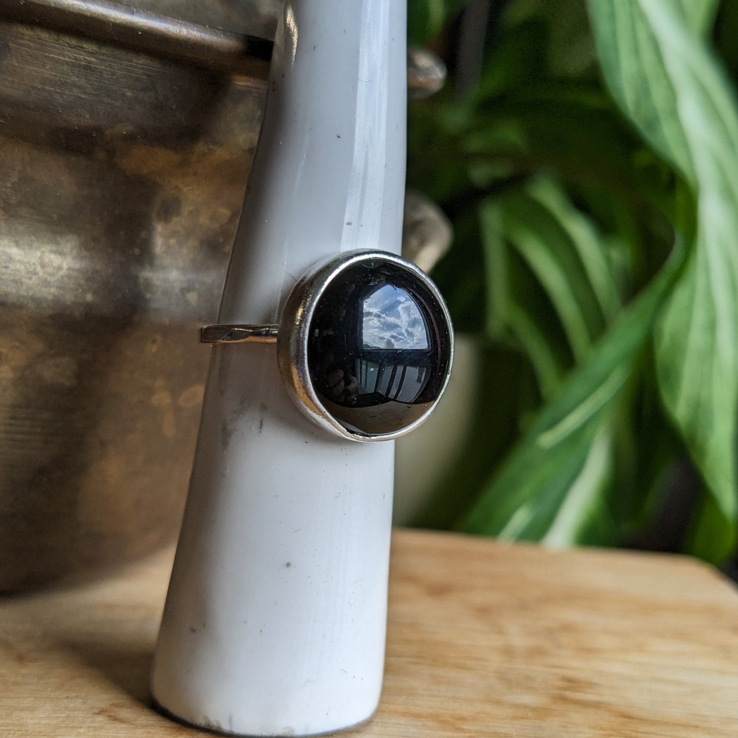 Onyx dome ring
