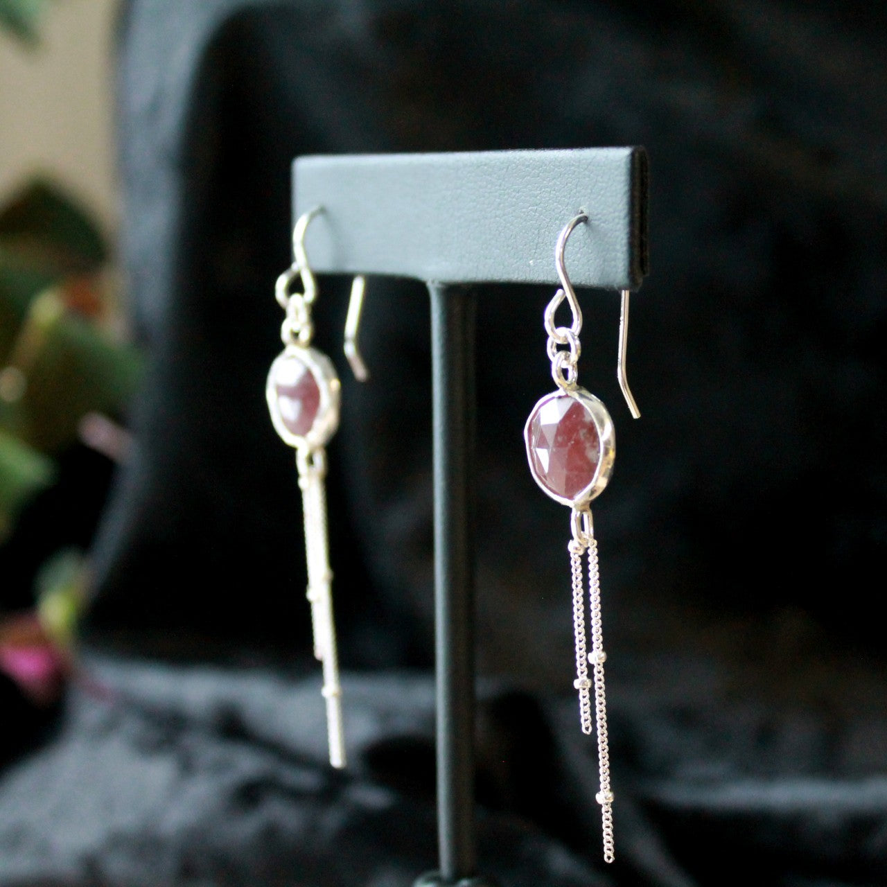 Boucles d'oreilles rubis