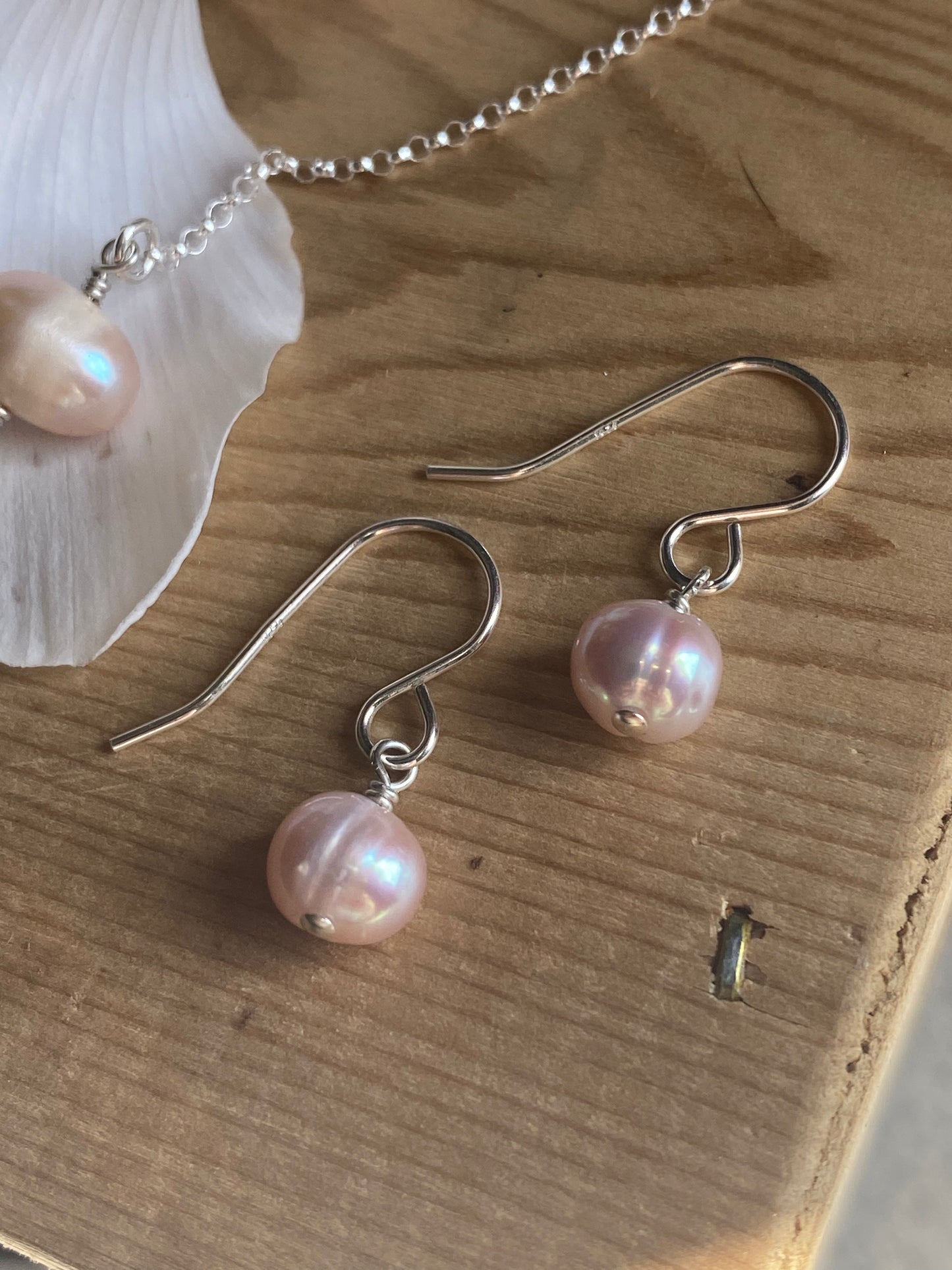 Boucles D'oreilles Perles Pastel