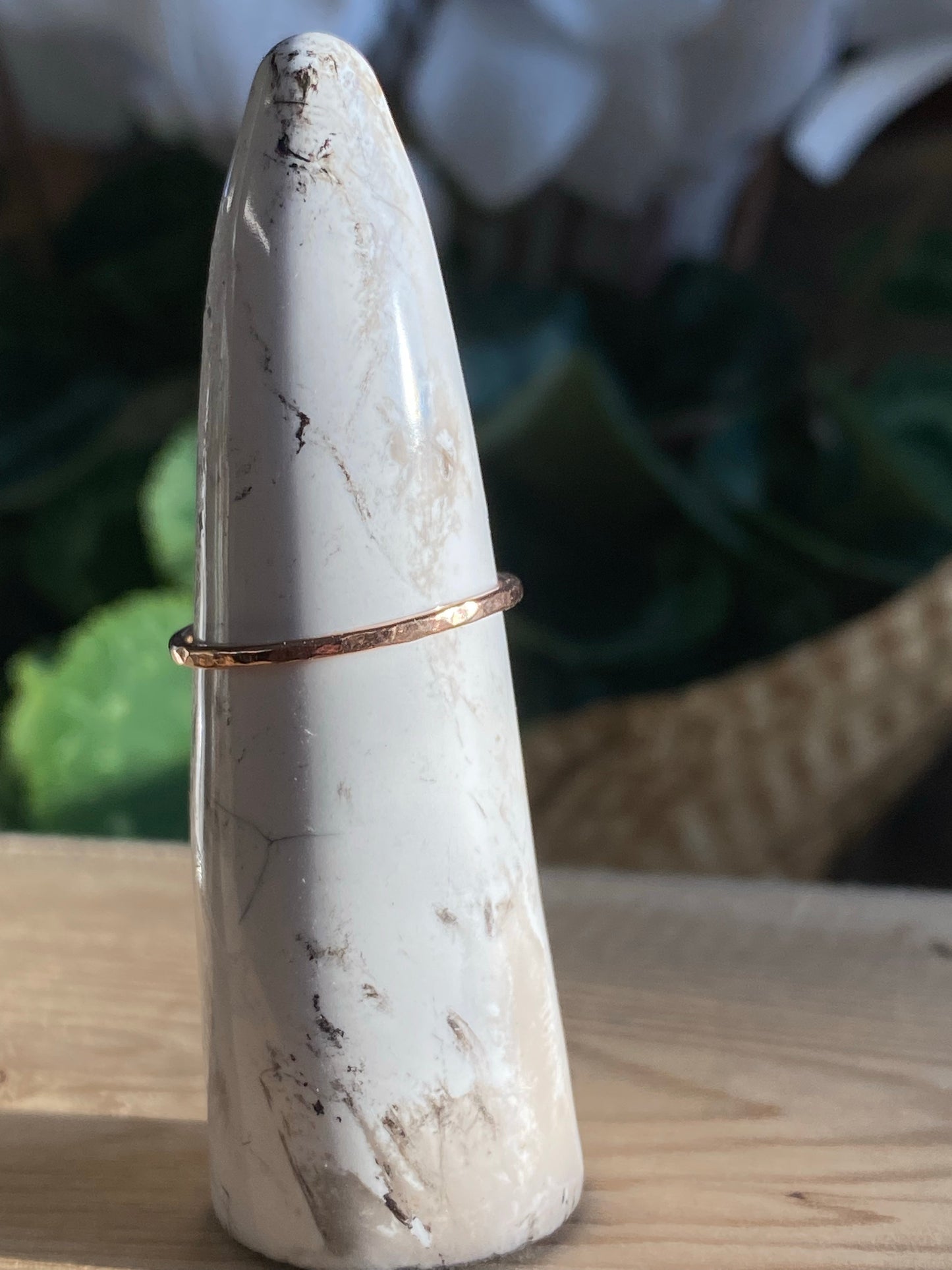 Simple 24kt Rose Gold filled ring