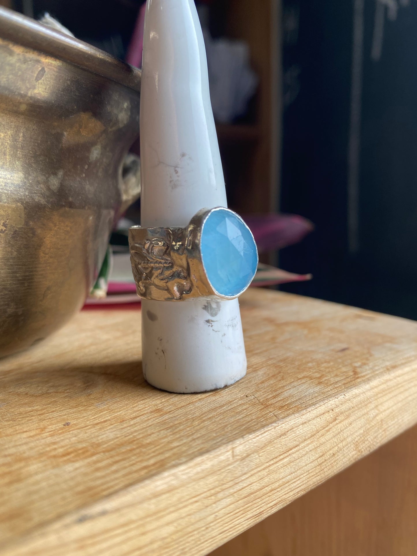 Bague Divinité Aquamarine