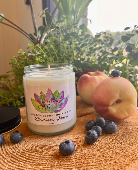 Blueberry Peach candle