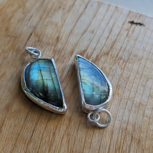 My other half Labradorite pendants