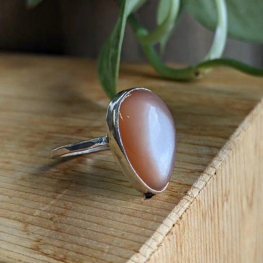 Peach Moon ring