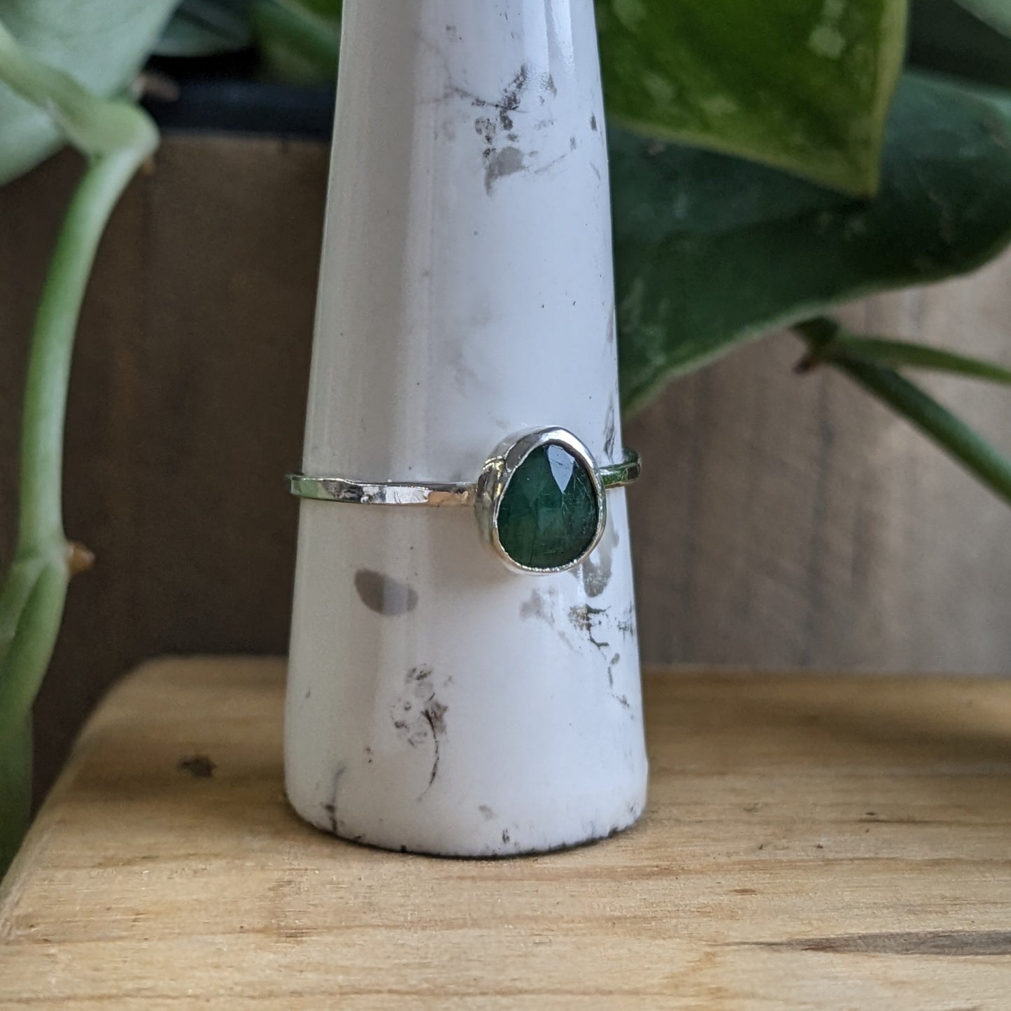 Black tourmaline ring