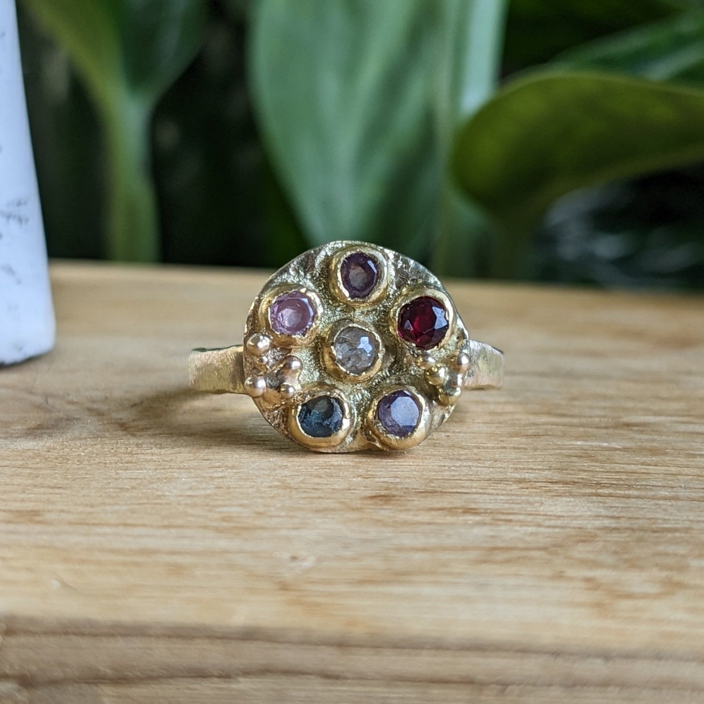 Family birthstones and 14k ring