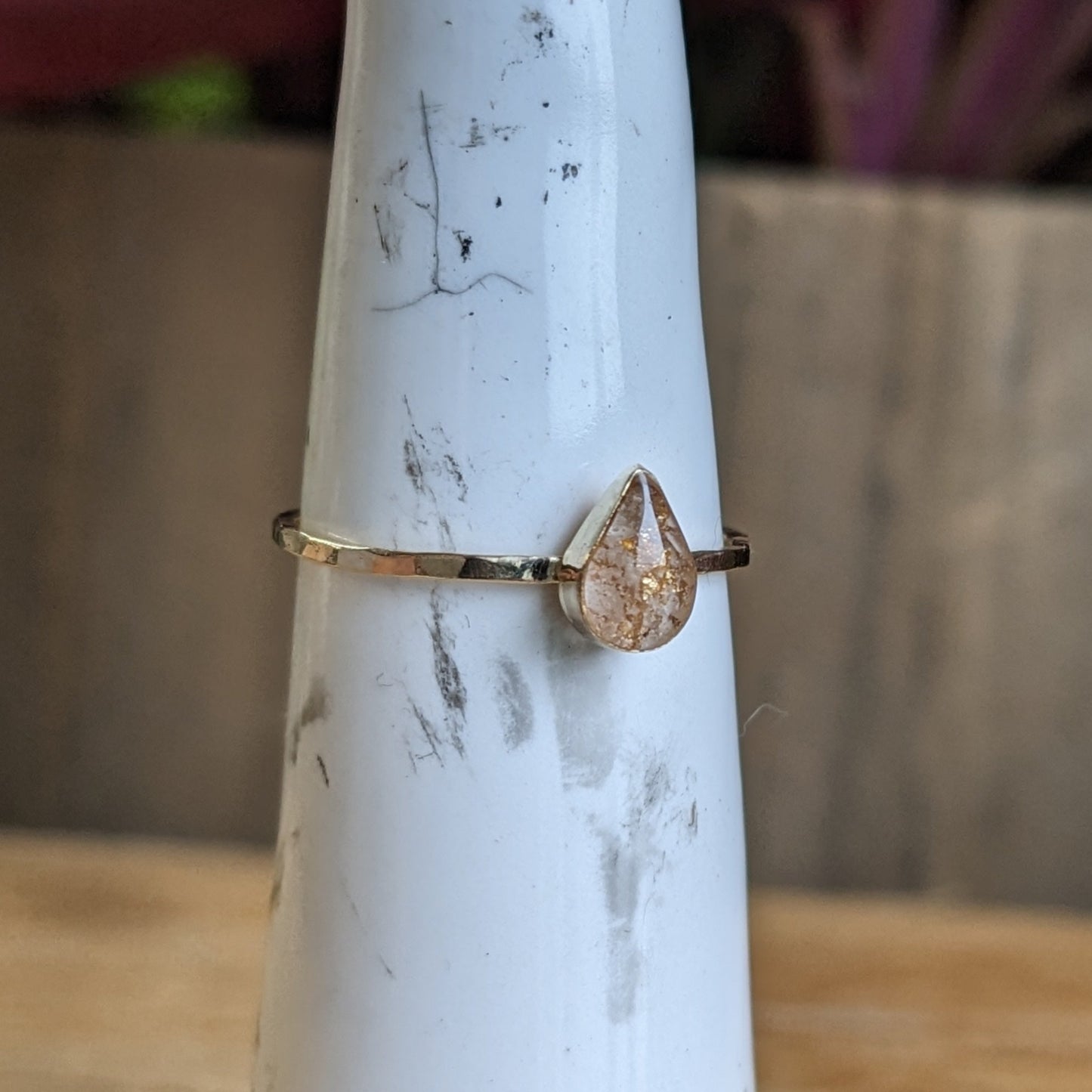 Breast milk and gold ring