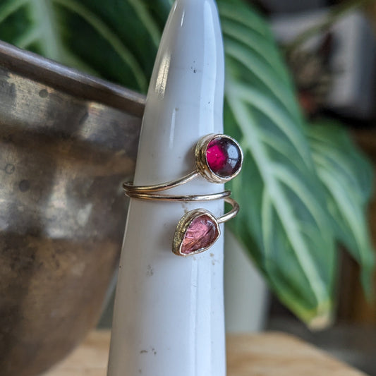 Bague en or avec pierres de naissances