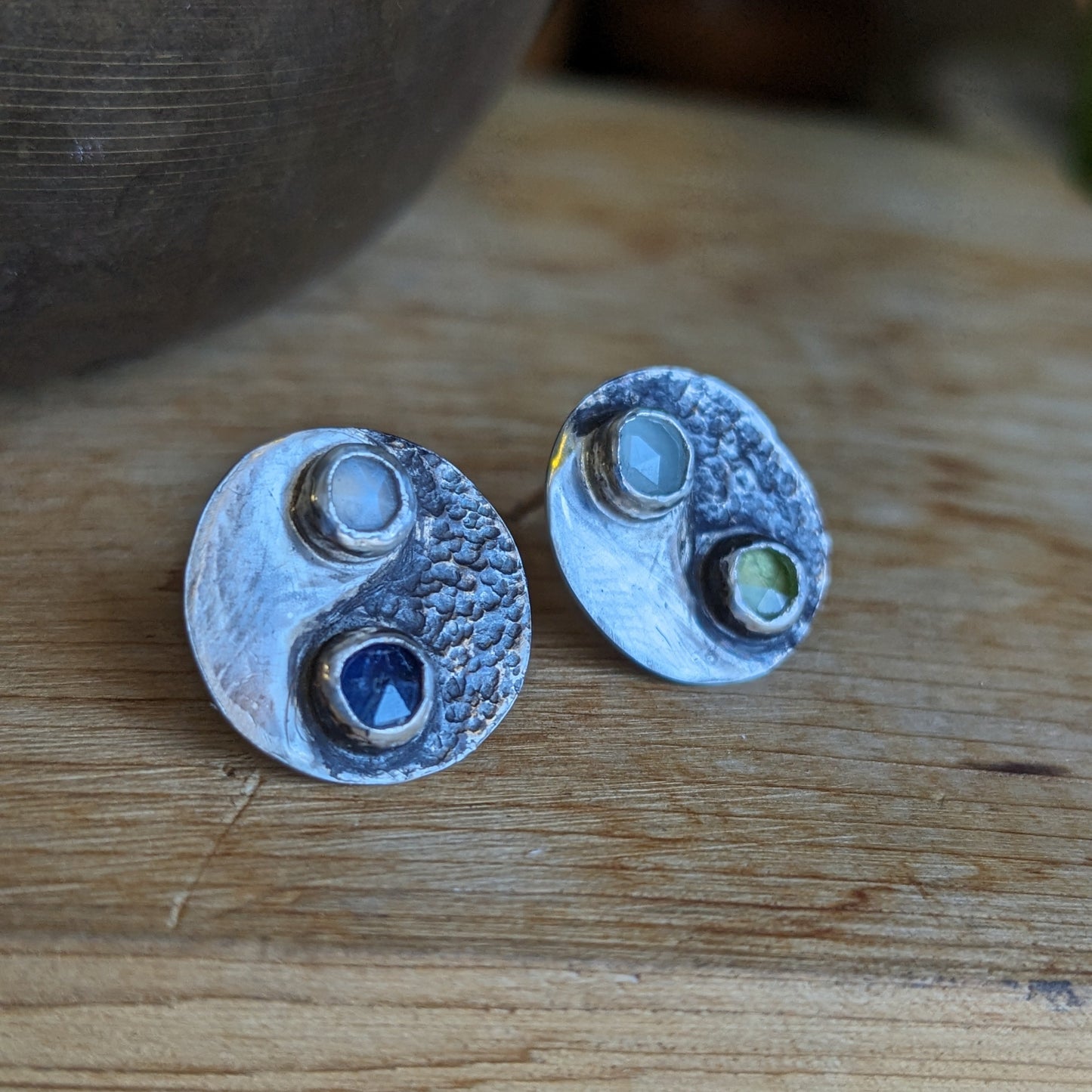 Family Yin Yang ear studs