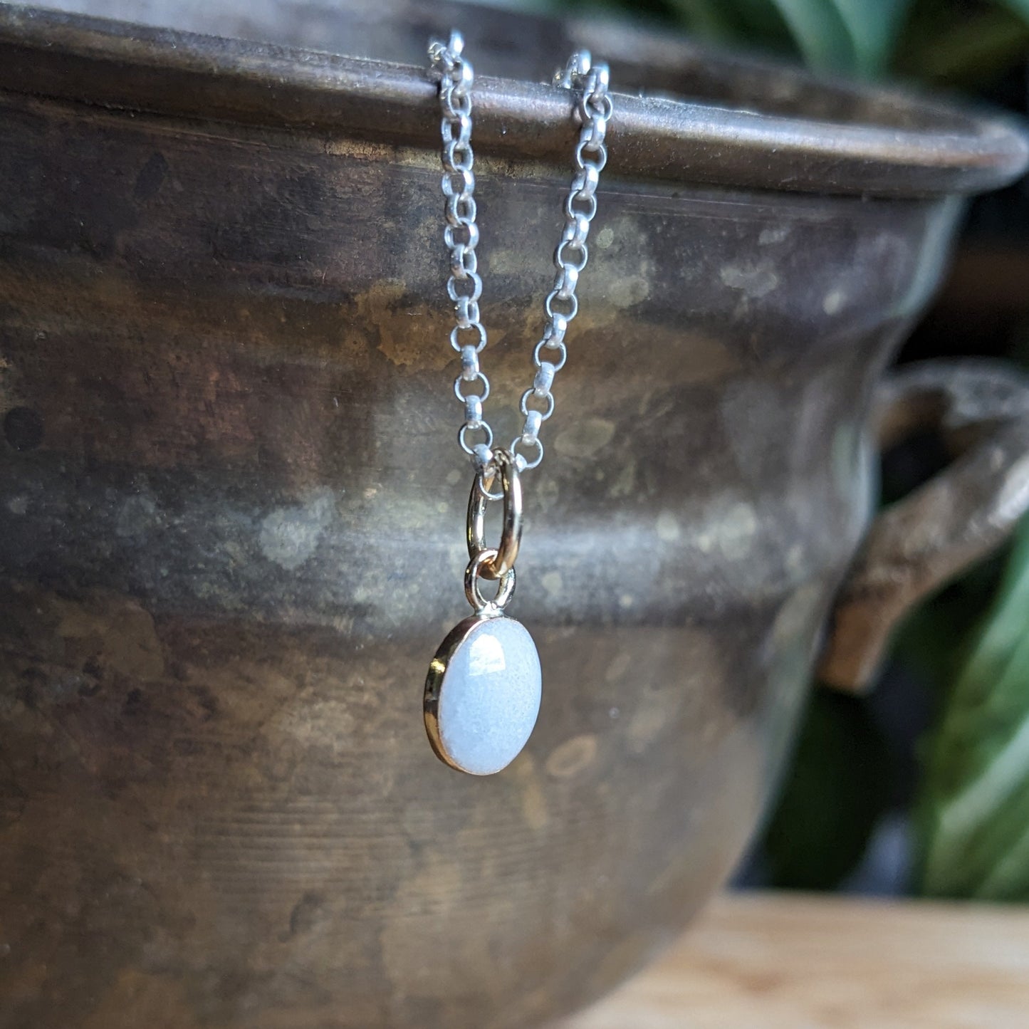 Breast milk Gold pendant