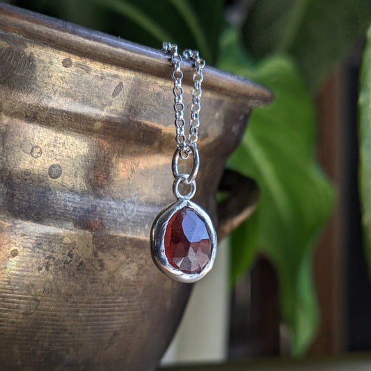 Garnet necklace