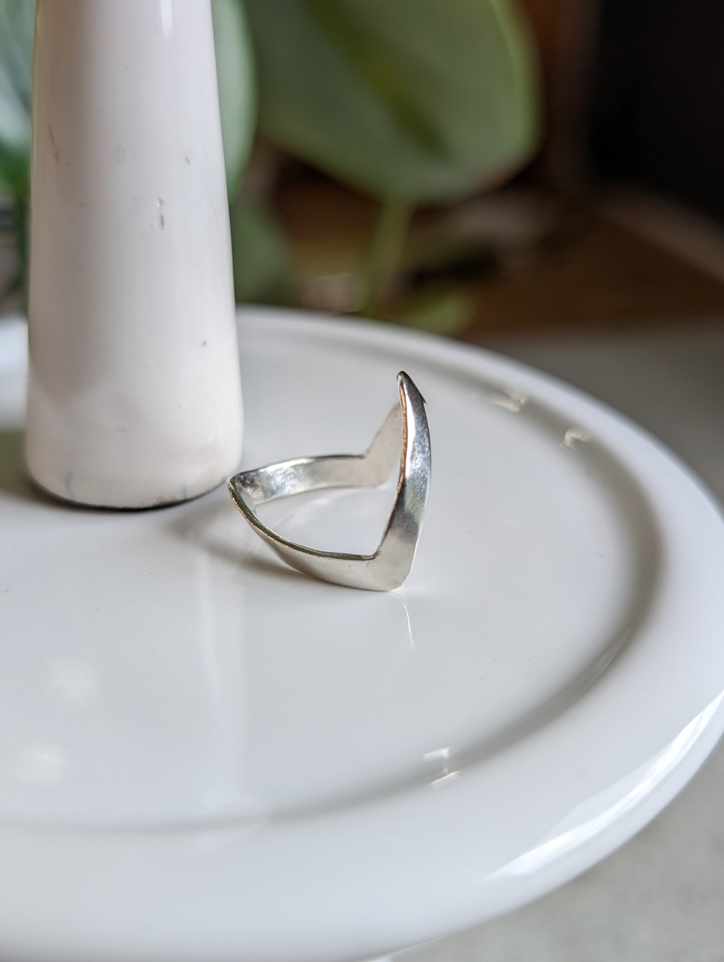 Double Chevron ring