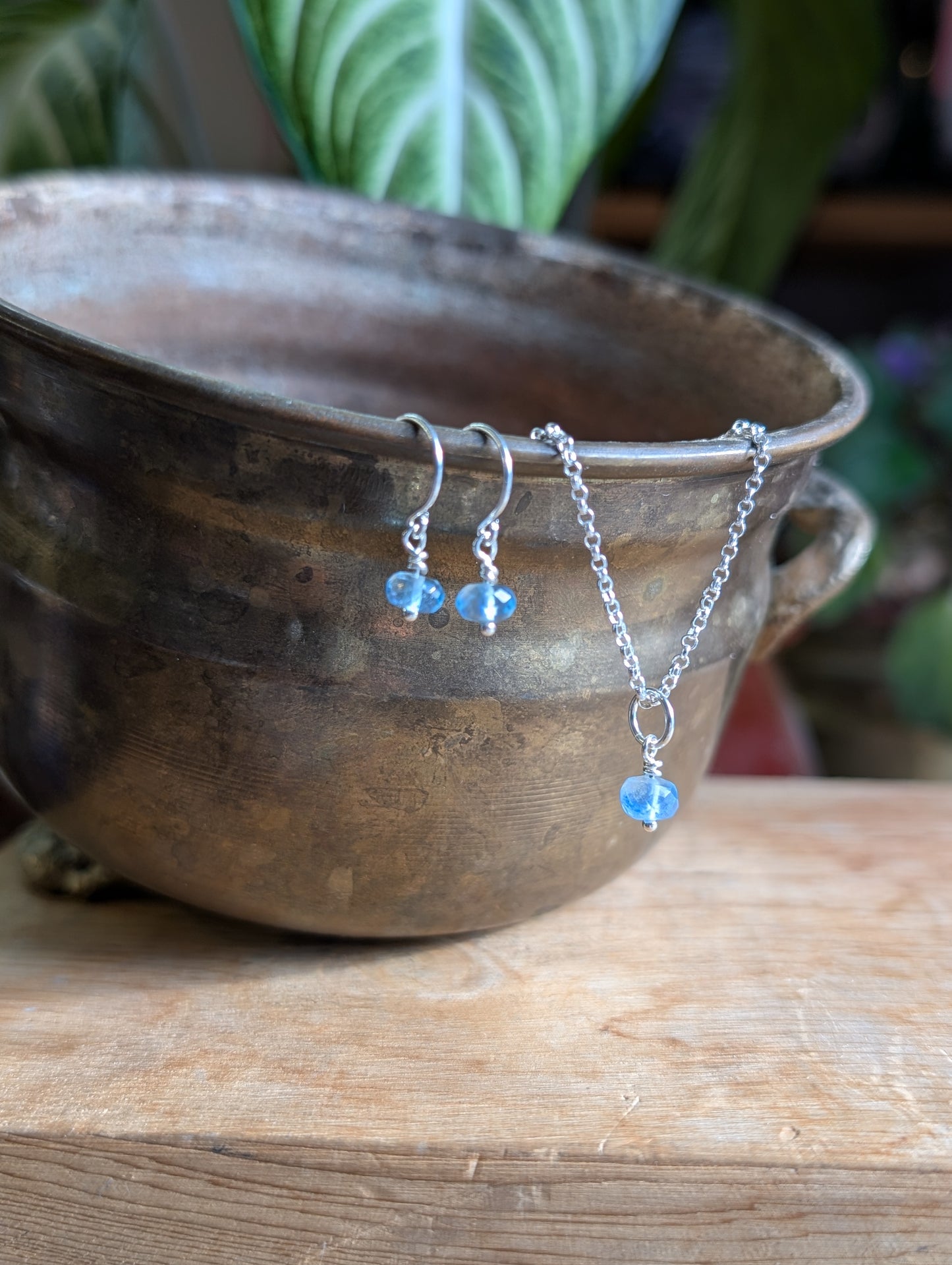 Aquamarine earrings