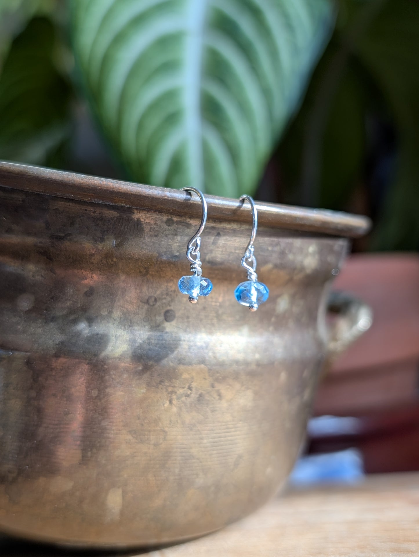 Aquamarine earrings