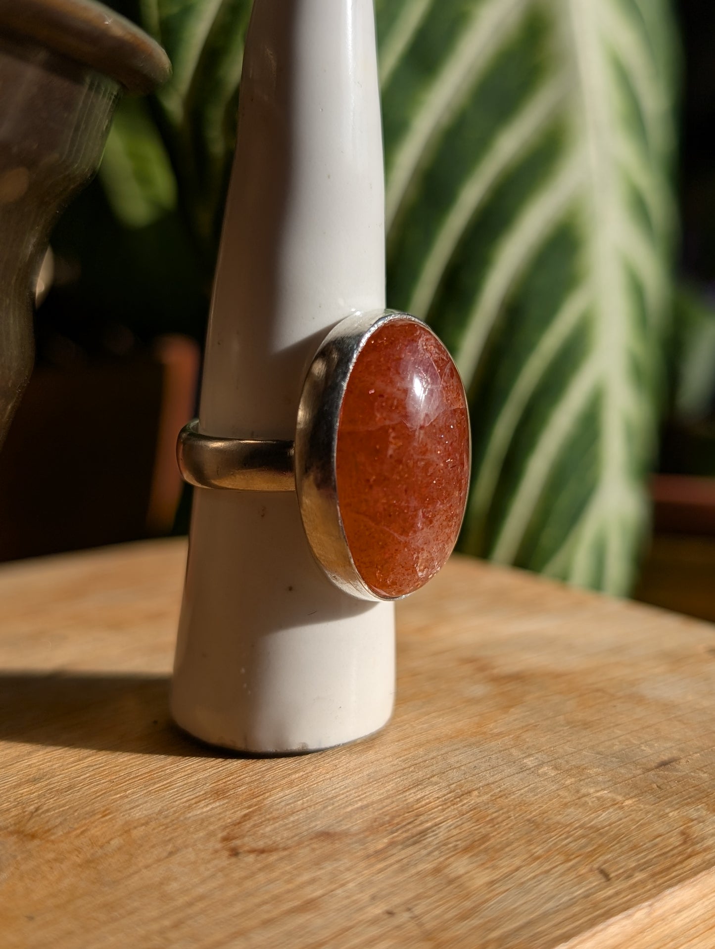 Sunstone ring