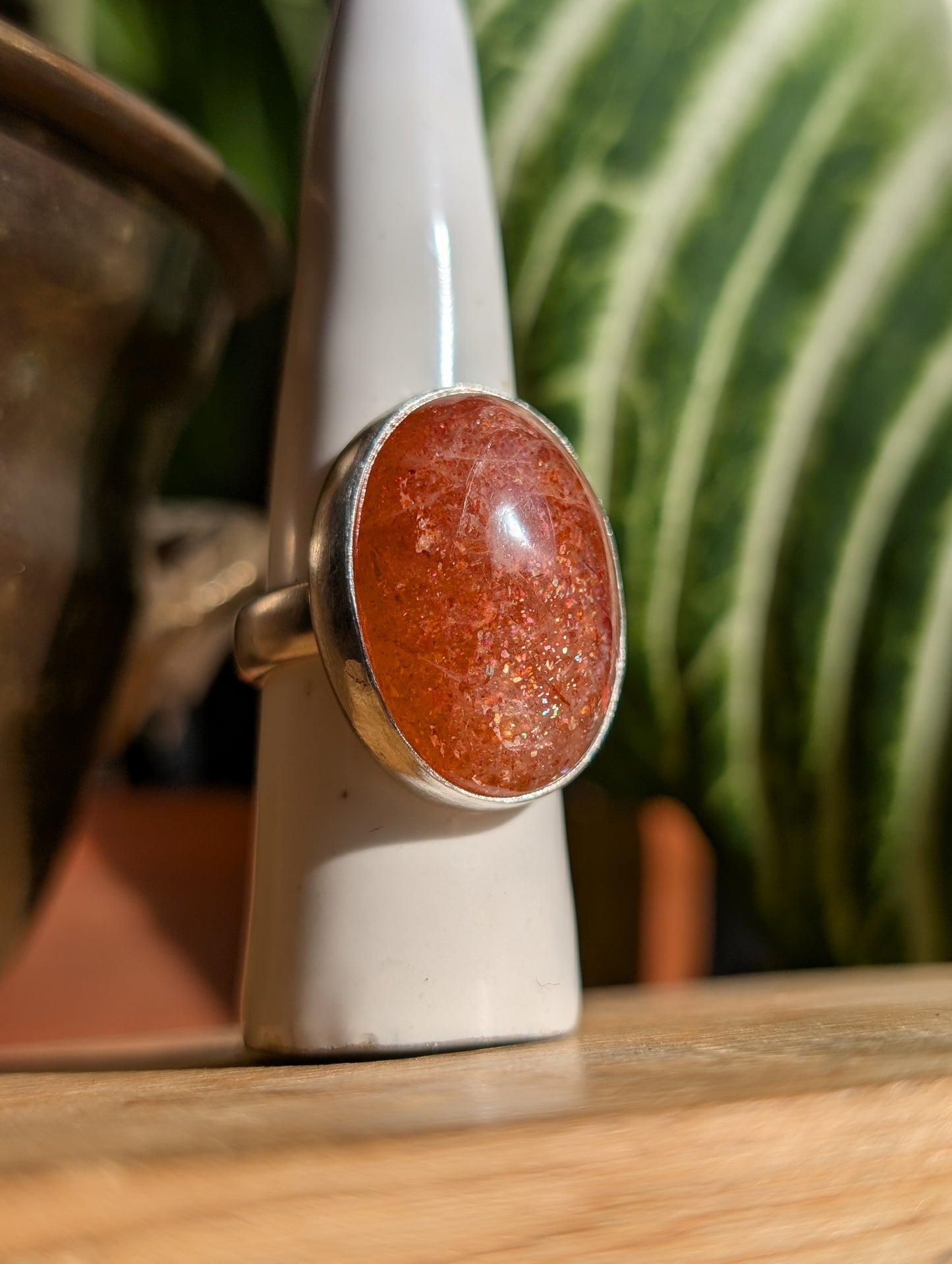 Sunstone ring
