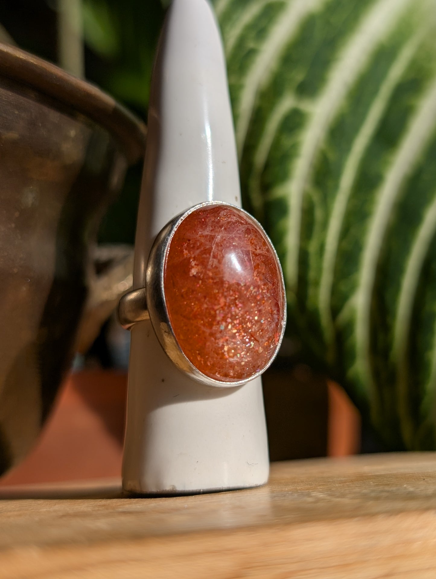 Sunstone ring