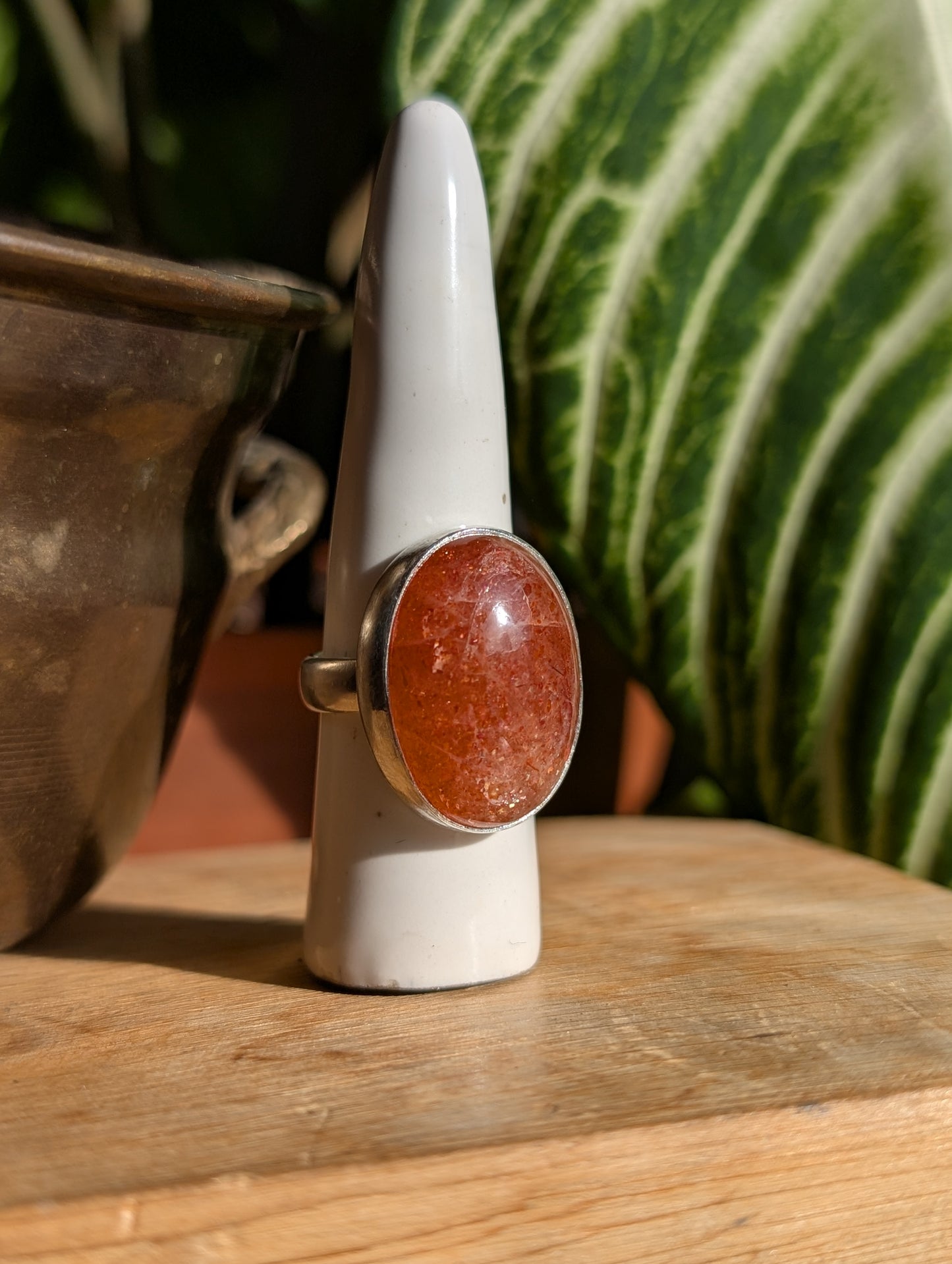 Sunstone ring