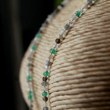 Charger l&#39;image dans la galerie, Collier et bracelet de perles chapelet - onyx vert