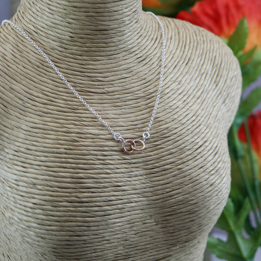 Eternal Ring Rose Gold Necklace