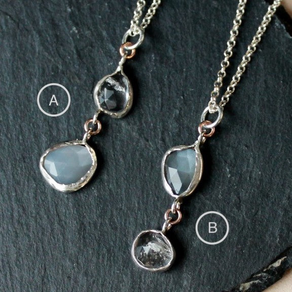 Colliers de diamants de lune