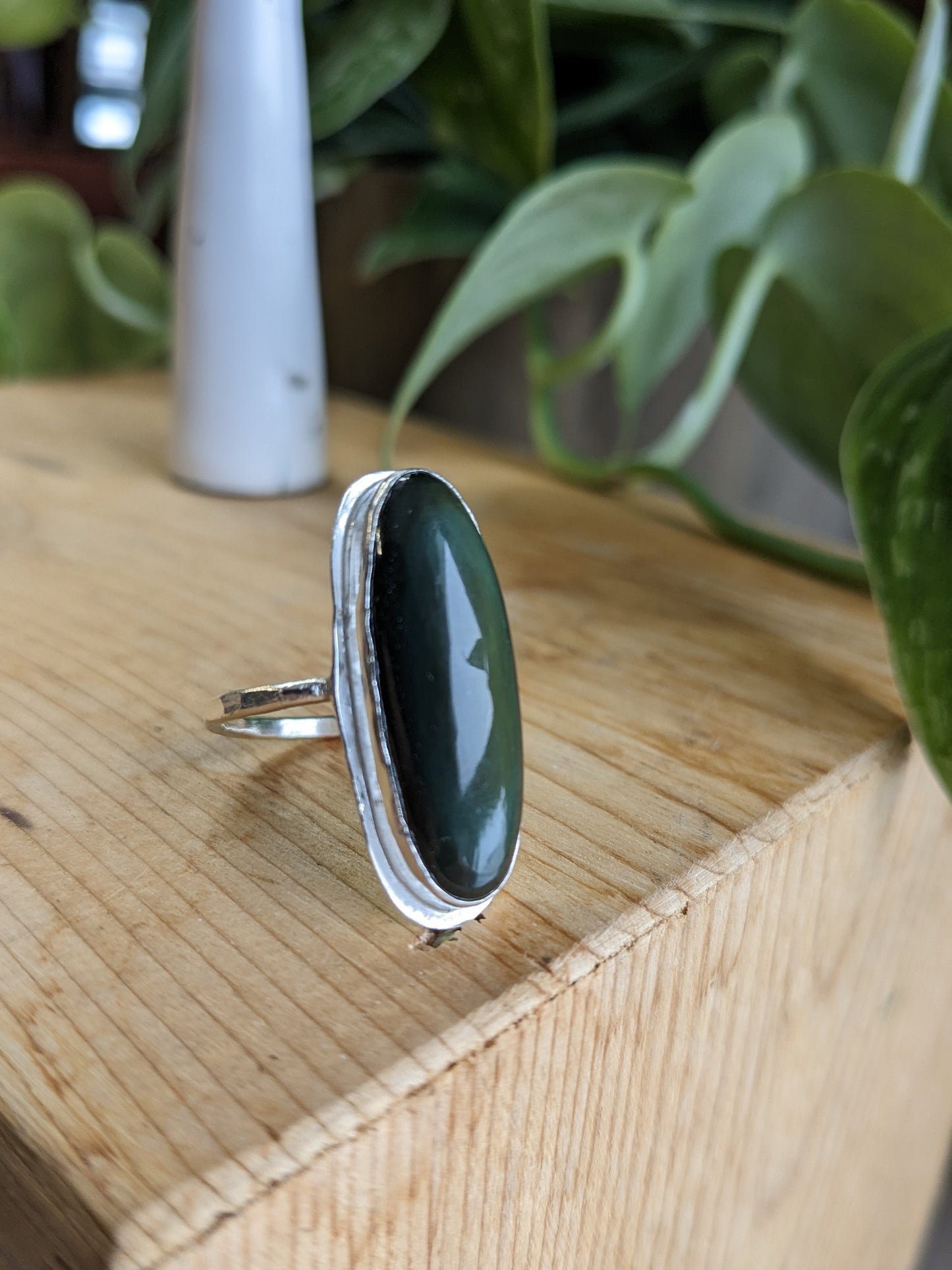 Rainbow Obsidian Ring