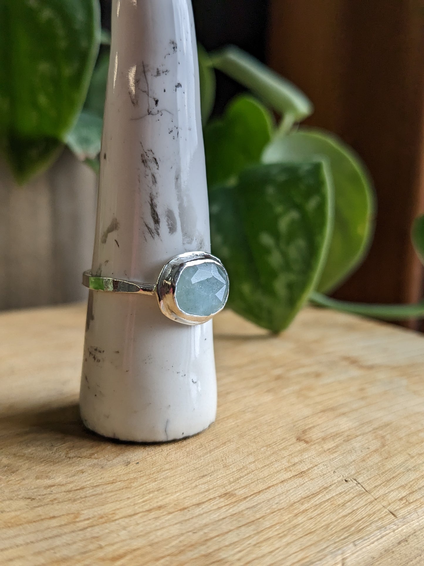 Bague Aquamarine - horizontale