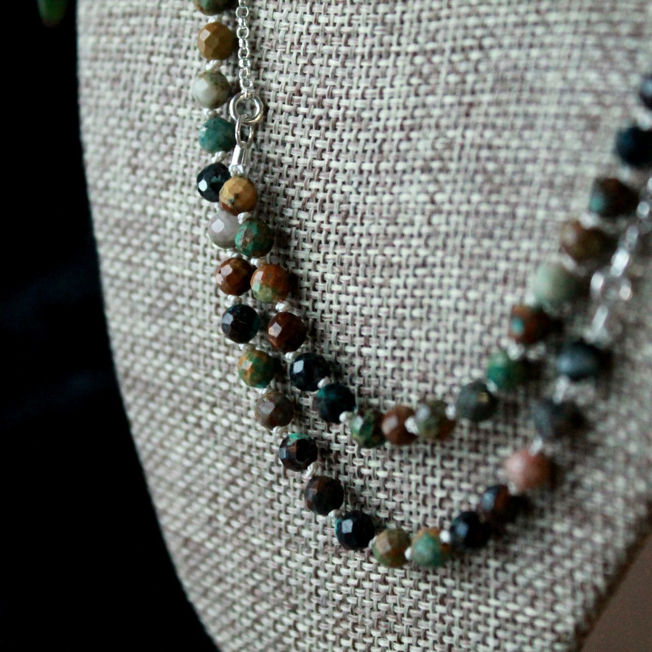 Collier Chapelet Turquoise