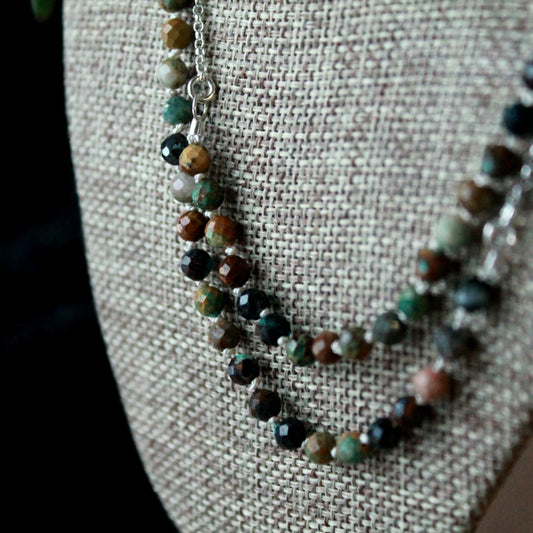 Collier Chapelet Turquoise