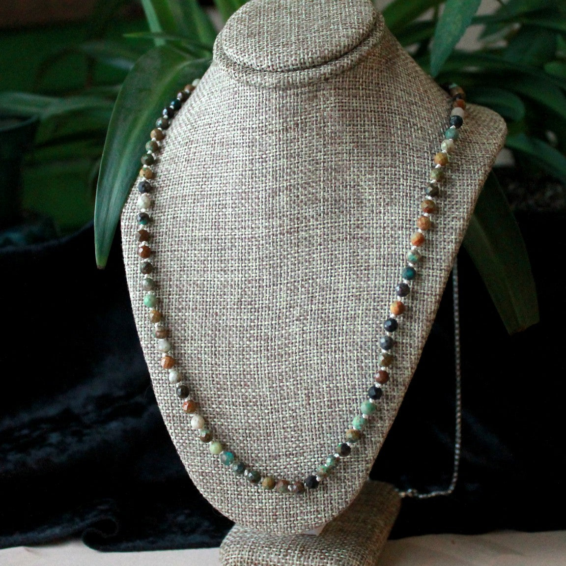 Collier Chapelet Turquoise