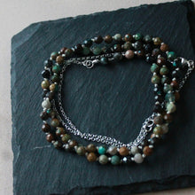 Load image into Gallery viewer, Rosary Turquoise Necklace