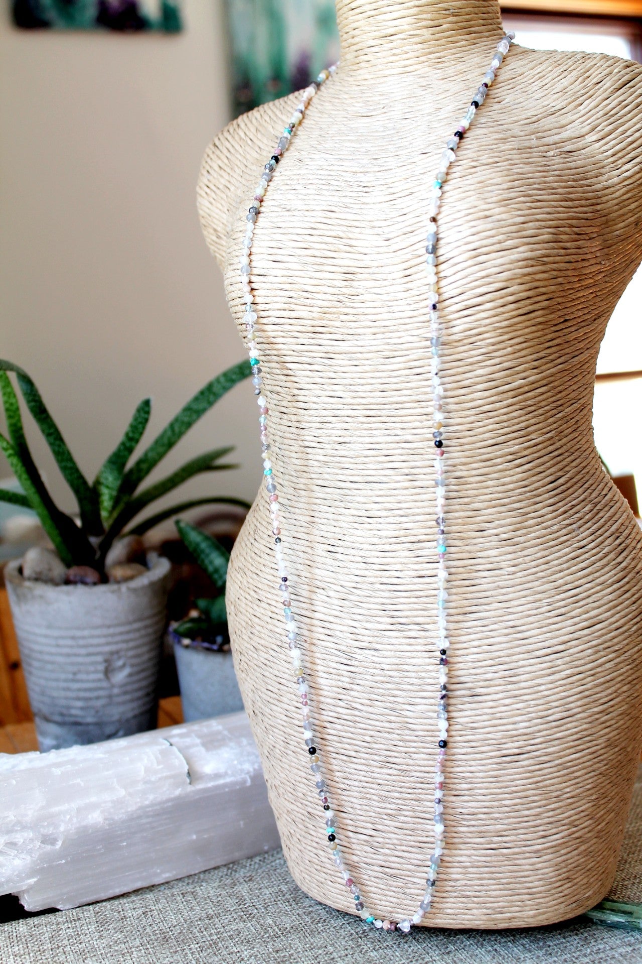 Collier Rosary beaded