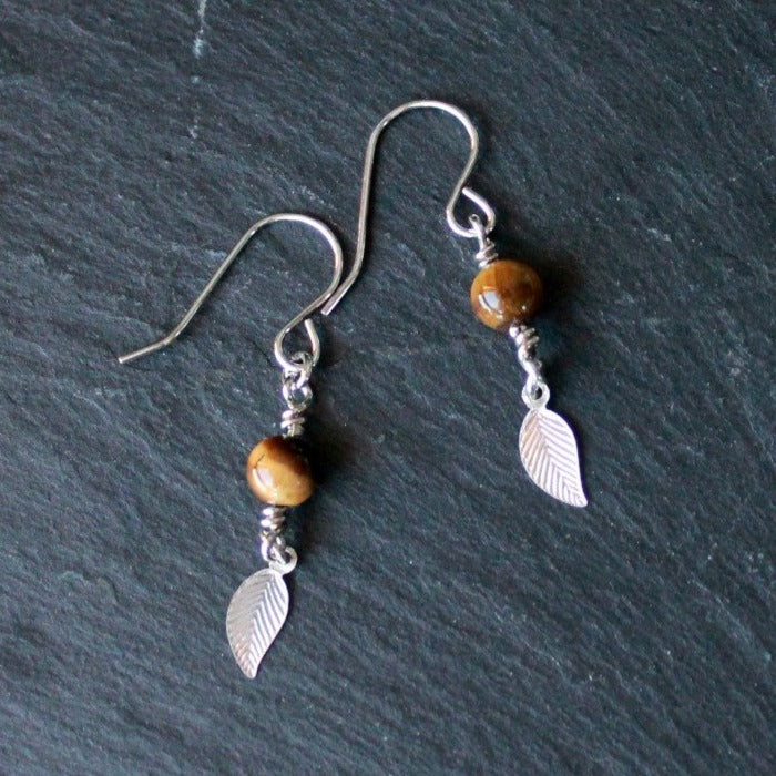 Tigers Leafs Earrings