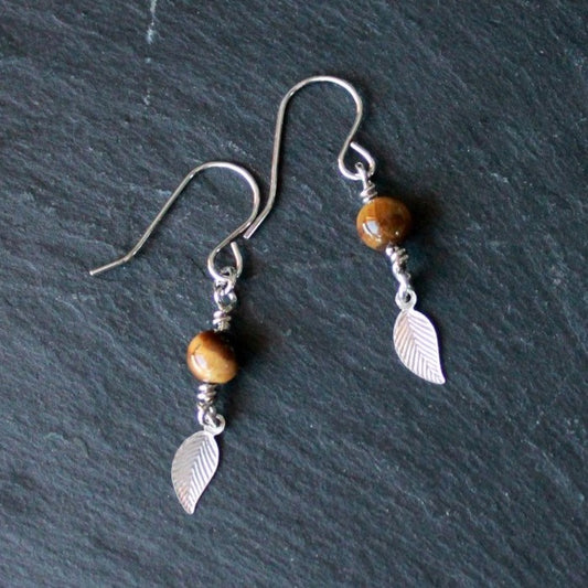 Tigers Leafs Earrings