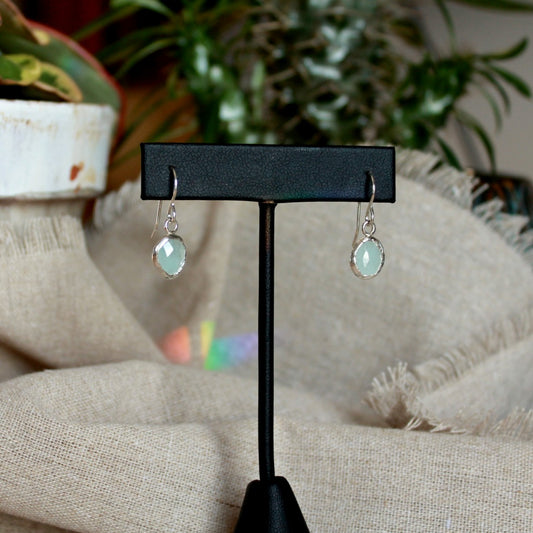 Boucles d'oreilles Aquamarine