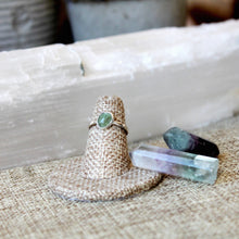 Load image into Gallery viewer, Green Fluorite Silver Ring