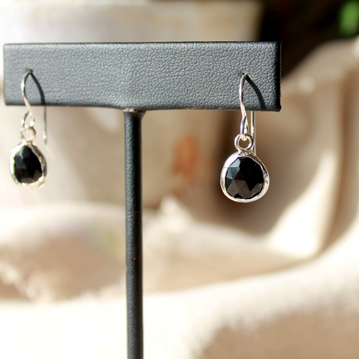 Black Tourmaline Earrings