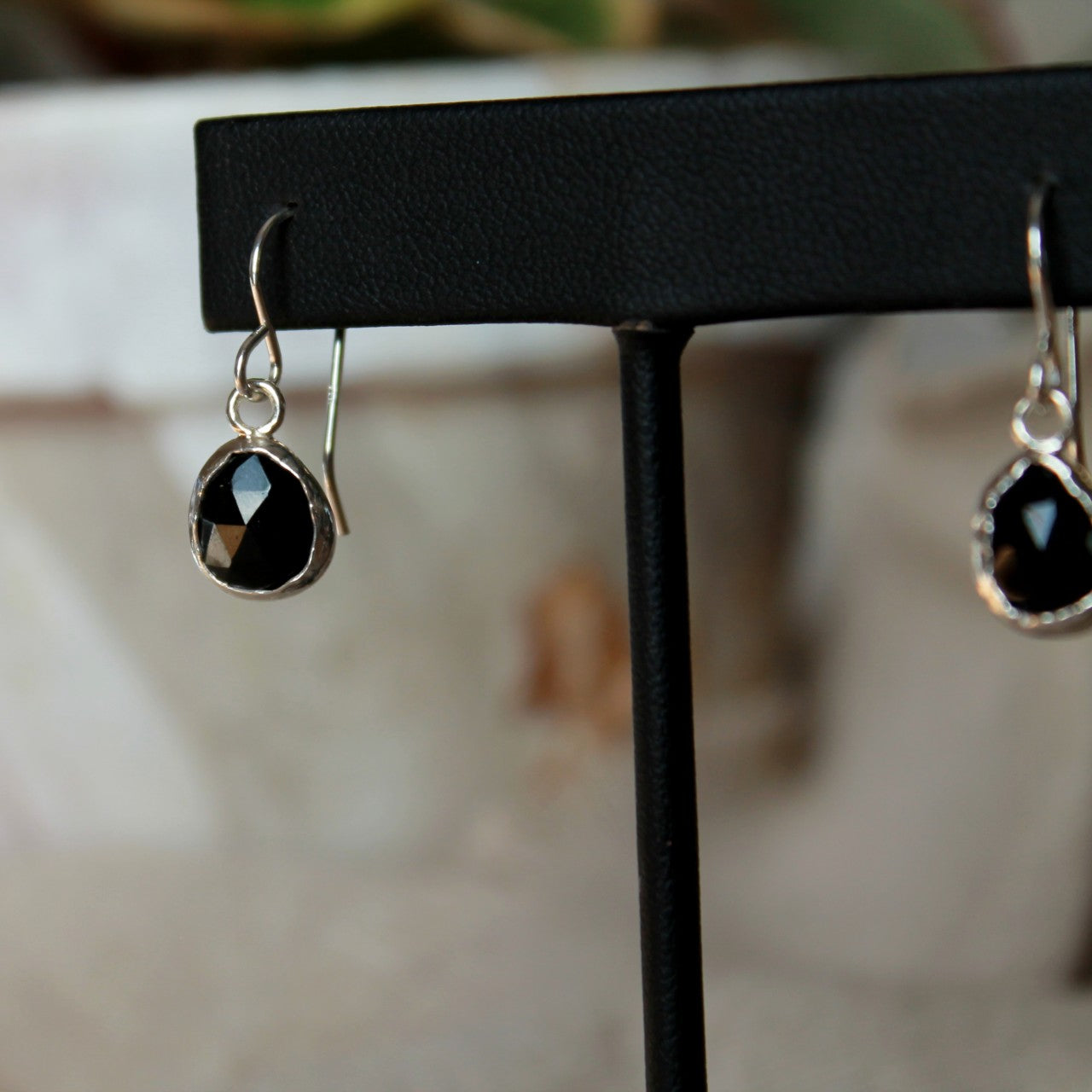 Black Tourmaline Earrings