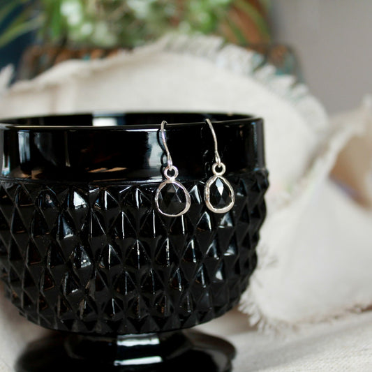 Black Tourmaline Earrings