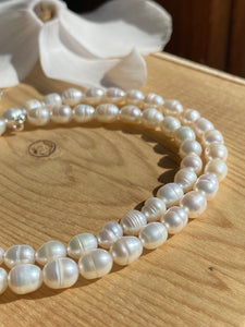 Sweet White Pearls Necklace - 17’’