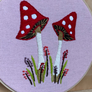Mushroom Embroidery