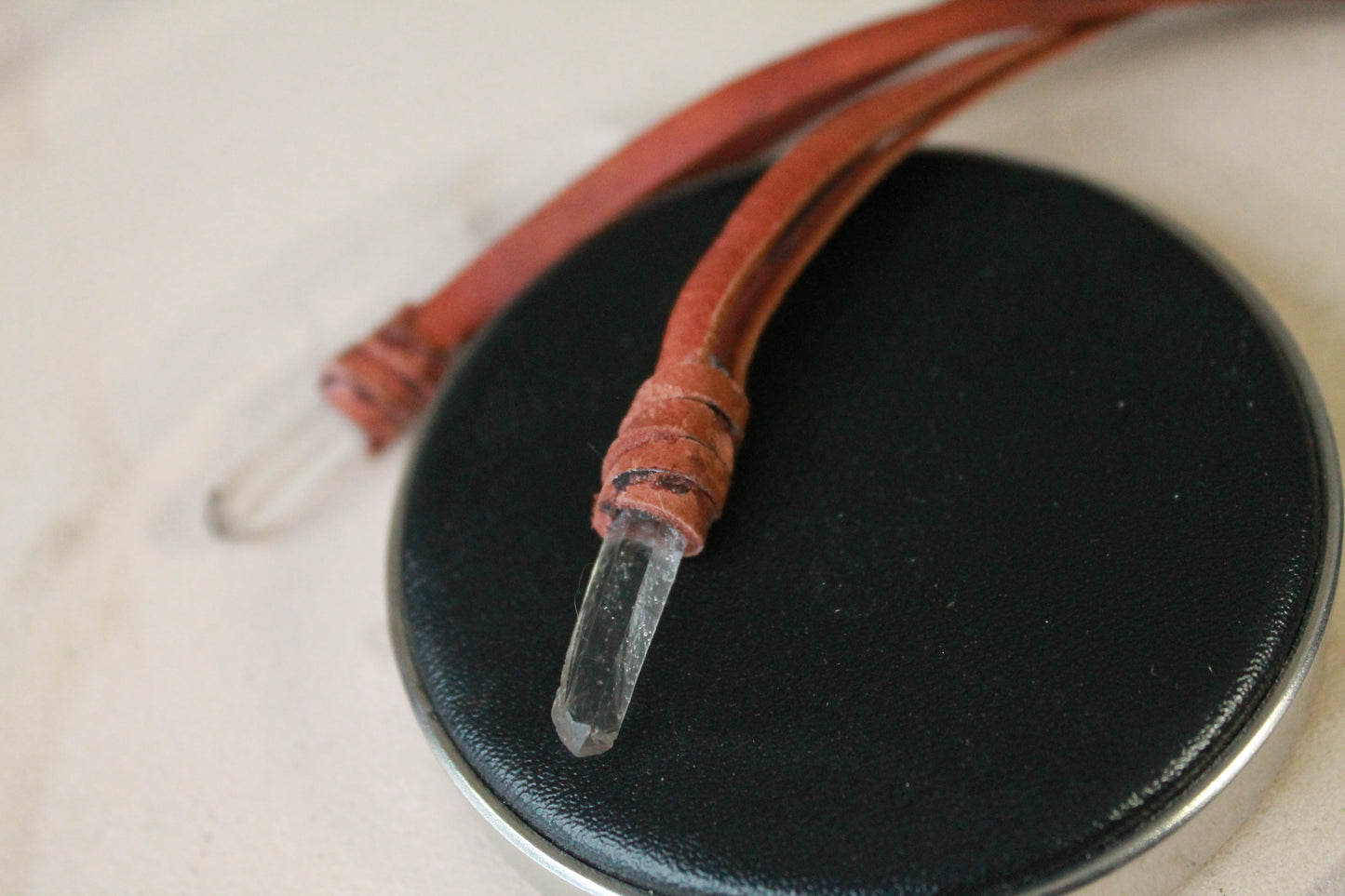 Baguette de quartz - Collier Totem