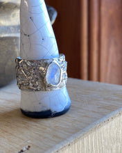 Load image into Gallery viewer, Rainbow Moonstone Divinity Ring