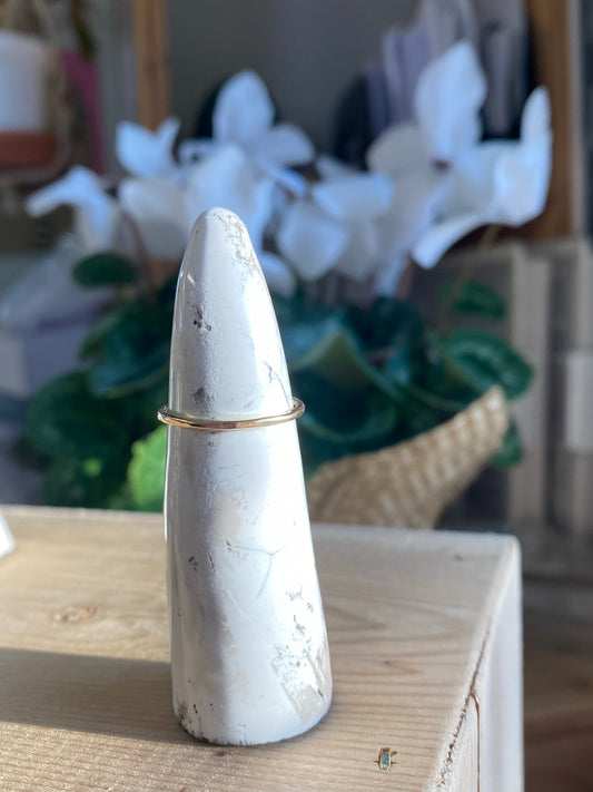 Bague simple en or 24 carats