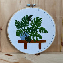Load image into Gallery viewer, Monstera Embroidery