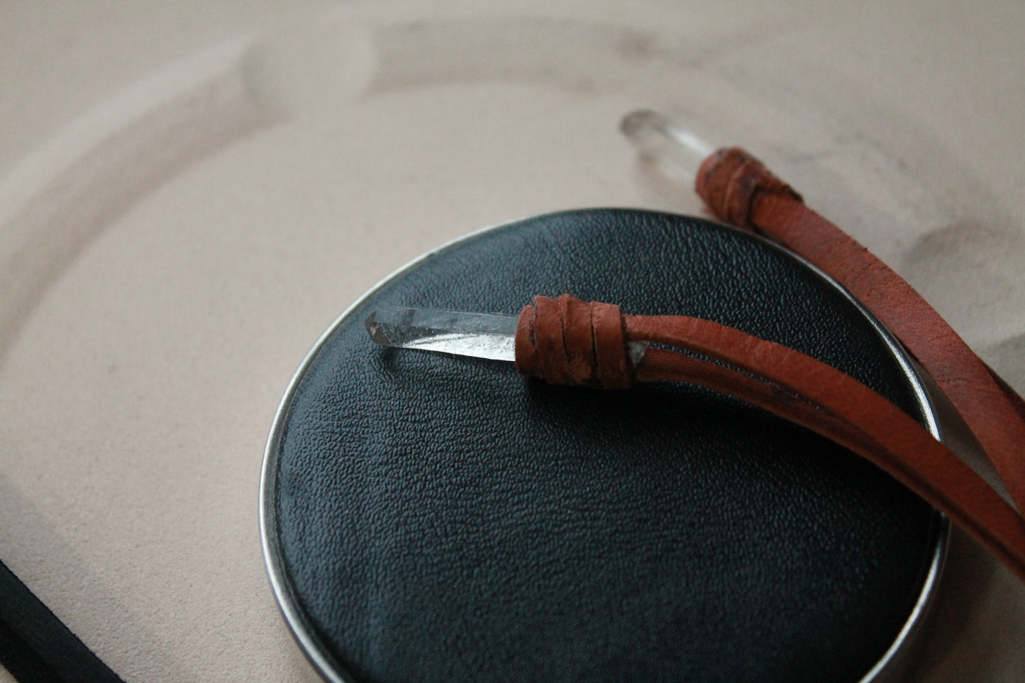 Baguette de quartz - Collier Totem