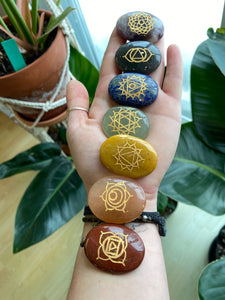 Ensemble de pierres de chakra (7)